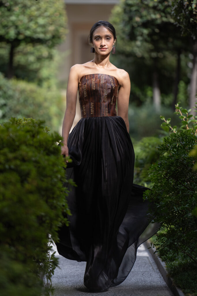 Leukeather fashion pieces showcased at Milan Fashion Week