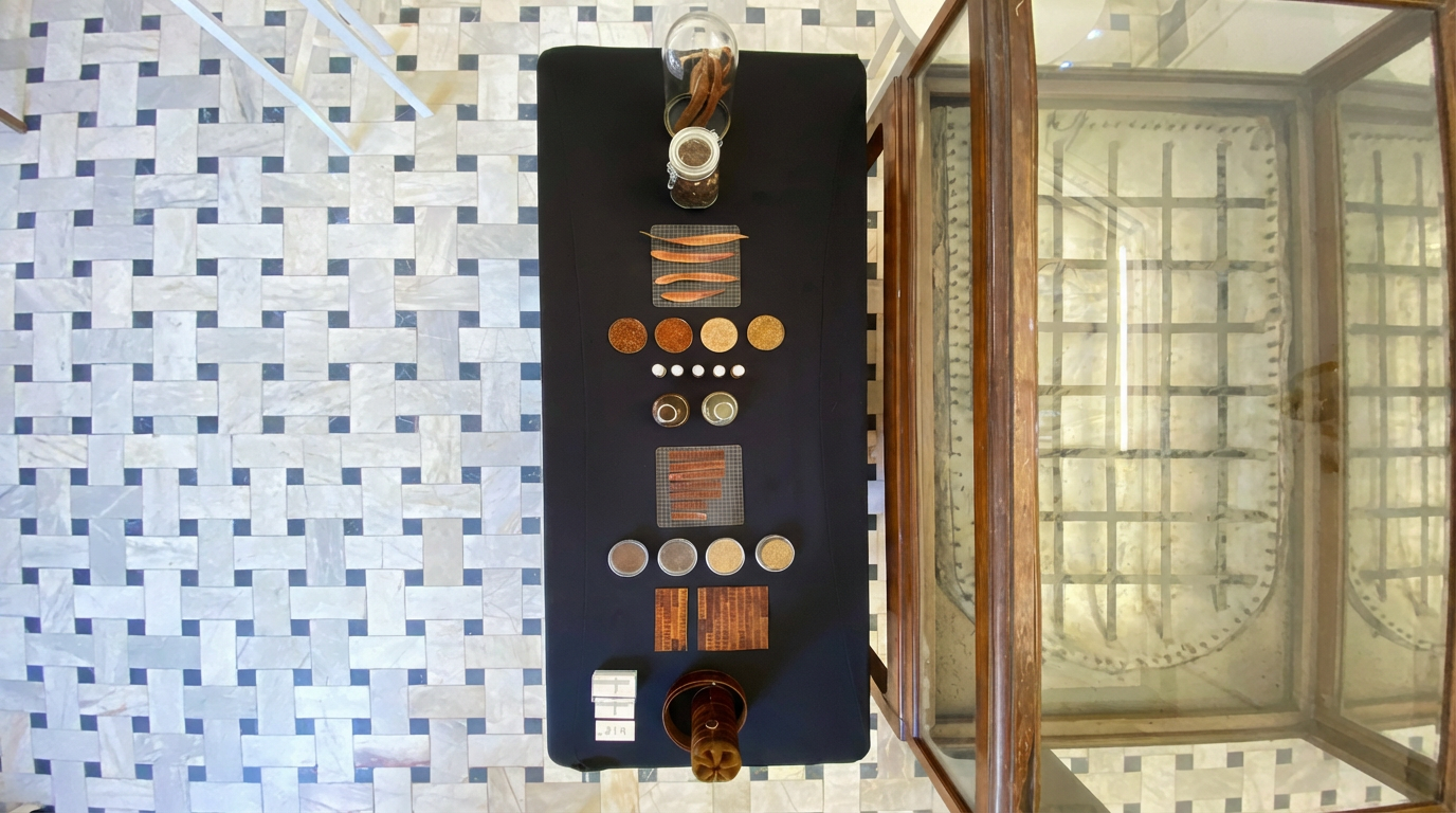 Leukeather luxury sustainable material featured in Vogue Italia